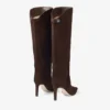 Botas hasta la rodilla Alizze 85 de ante color chocolate Botas hasta la rodilla Alizze 85 de ante color chocolate