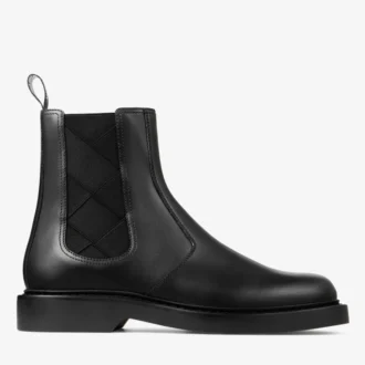 Botas Reggie Chelsea de piel de becerro negra