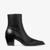 Botines Cece 60 en piel vachetta suave negra Botines Cece 60 en piel vachetta suave negra