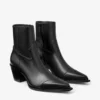 Botines Cece 60 en piel vachetta suave negra Botines Cece 60 en piel vachetta suave negra