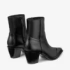Botines Cece 60 en piel vachetta suave negra Botines Cece 60 en piel vachetta suave negra