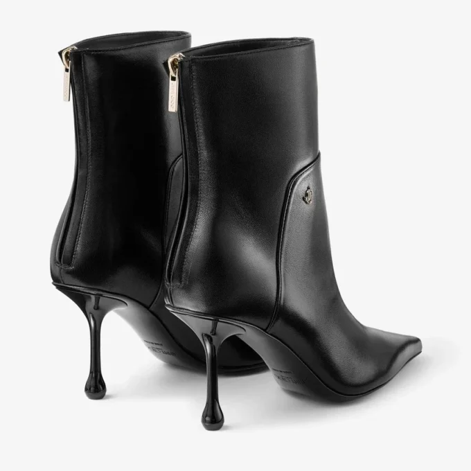 Botines Cycas 80 en piel napa negra Botines Cycas 80 en piel napa negra