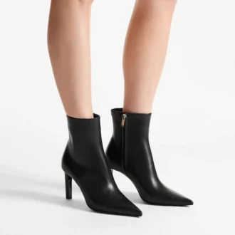 Botines Frankie 85 Botines de piel de becerro negros