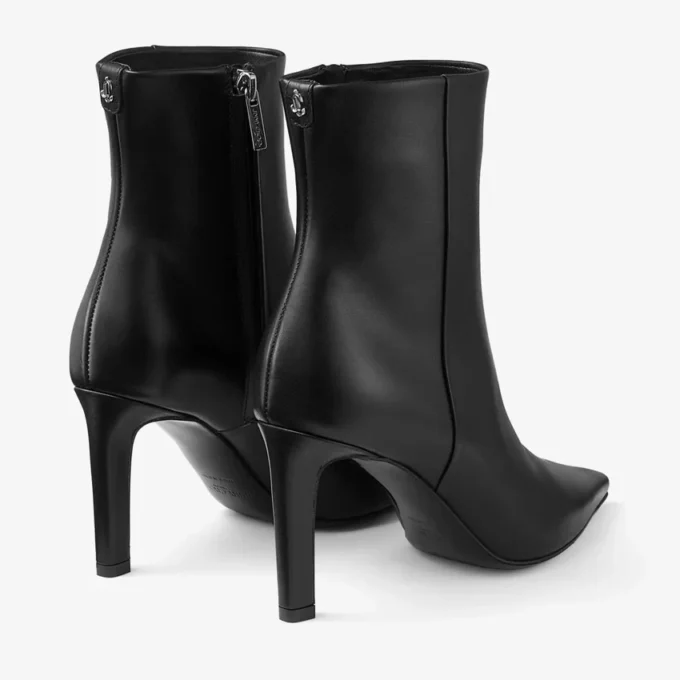 Botines Frankie 85 Botines de piel de becerro negros Botines Frankie 85 Botines de piel de becerro negros
