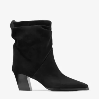 Botines Hart 60 Botines de ante negro aterciopelado