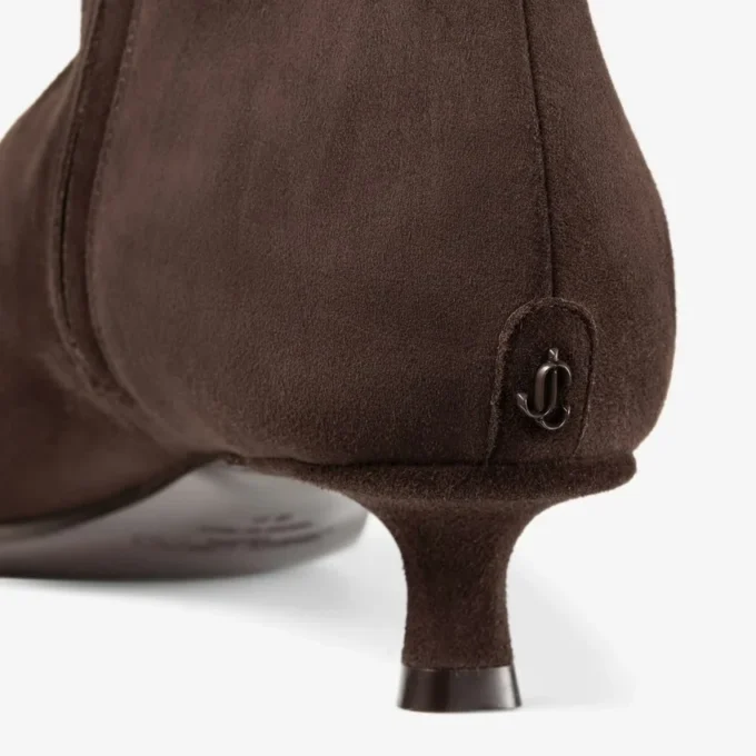 Botines Lory 35 de ante color chocolate Botines Lory 35 de ante color chocolate