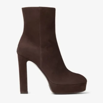 Botines Marene 120 de ante color chocolate