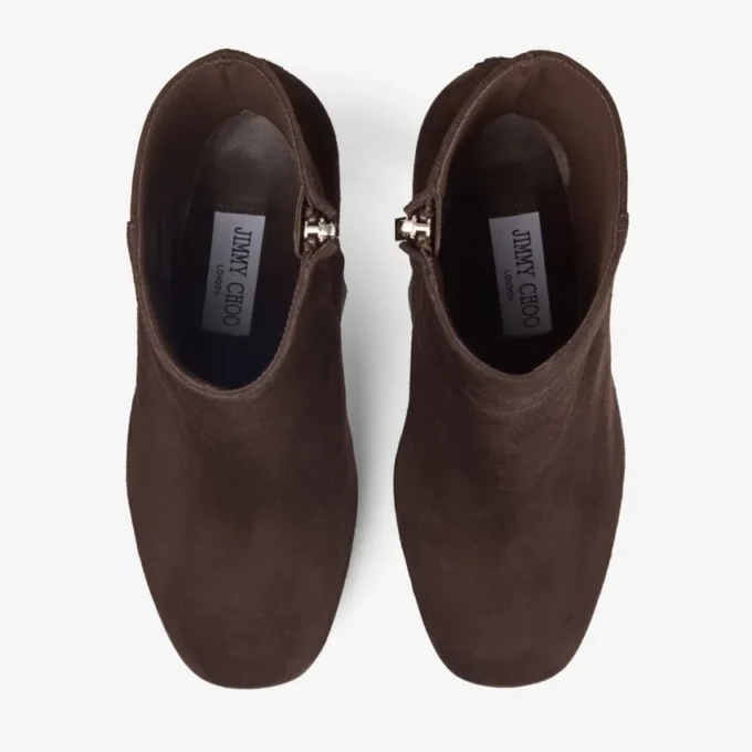 Botines Marene 120 de ante color chocolate Botines Marene 120 de ante color chocolate