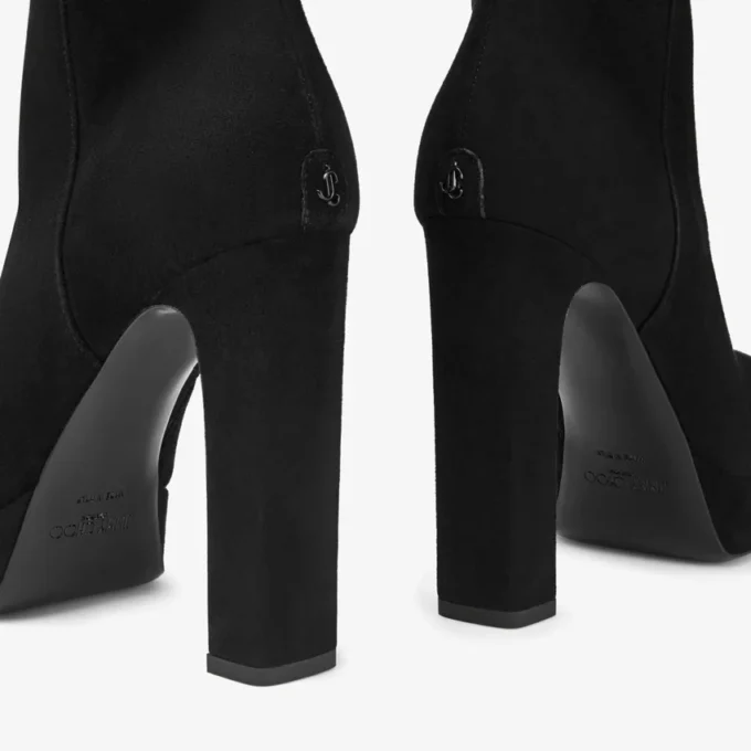 Botines Marene 120 de ante negro Botines Marene 120 de ante negro