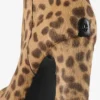 Botines Marene 120 de potro con estampado de leopardo natural Botines Marene 120 de potro con estampado de leopardo natural