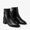 Botines Noor 45 de piel negra Botines Noor 45 de piel negra