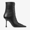 Botines Scarlett 95 de piel napa negra Botines Scarlett 95 de piel napa negra