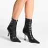 Botines Scarlett 95 de piel napa negra Botines Scarlett 95 de piel napa negra