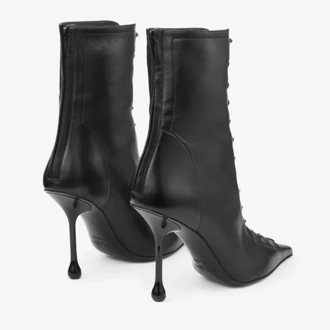 Botines Scarlett 95 de piel napa negra Botines Scarlett 95 de piel napa negra