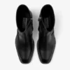 Botines Wilder de piel de becerro negra con detalles metálicos Botines Wilder de piel de becerro negra con detalles metálicos
