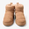 Botines Xan de ante color toffee con borreguillo Botines Xan de ante color toffee con borreguillo