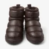 Botines Xan de piel napa suave color chocolate con forro de piel de oveja Botines Xan de piel napa suave color chocolate con forro de piel de oveja