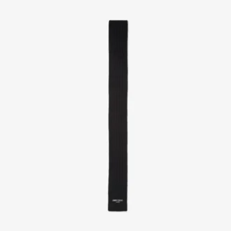 Bufanda de punto Cashwool negra Yukiko