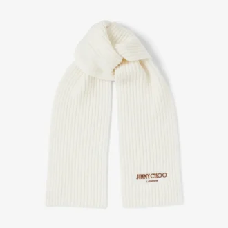 Bufanda de punto Cashwool Yukiko en color latte