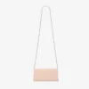 Cartera Bing con cadena Mini bolso de hombro de charol Macaron con pieza de cristal Cartera Bing con cadena Mini bolso de hombro de charol Macaron con pieza de cristal