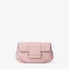 Cartera con barra y cadena Cartera de cuero Biker rosa con cadena Cartera con barra y cadena Cartera de cuero Biker rosa con cadena