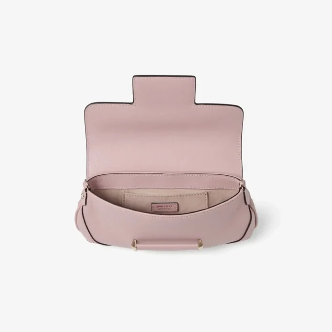 Cartera con barra y cadena Cartera de cuero Biker rosa con cadena Cartera con barra y cadena Cartera de cuero Biker rosa con cadena