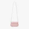 Cartera con barra y cadena Cartera de cuero Biker rosa con cadena Cartera con barra y cadena Cartera de cuero Biker rosa con cadena