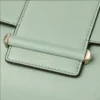 Cartera con barra y cadena Cartera de cuero Biker verde con cadena Cartera con barra y cadena Cartera de cuero Biker verde con cadena