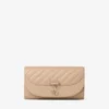 Cartera Curve con cadena Cartera de piel Biker acolchada Chai con cadena Cartera Curve con cadena Cartera de piel Biker acolchada Chai con cadena
