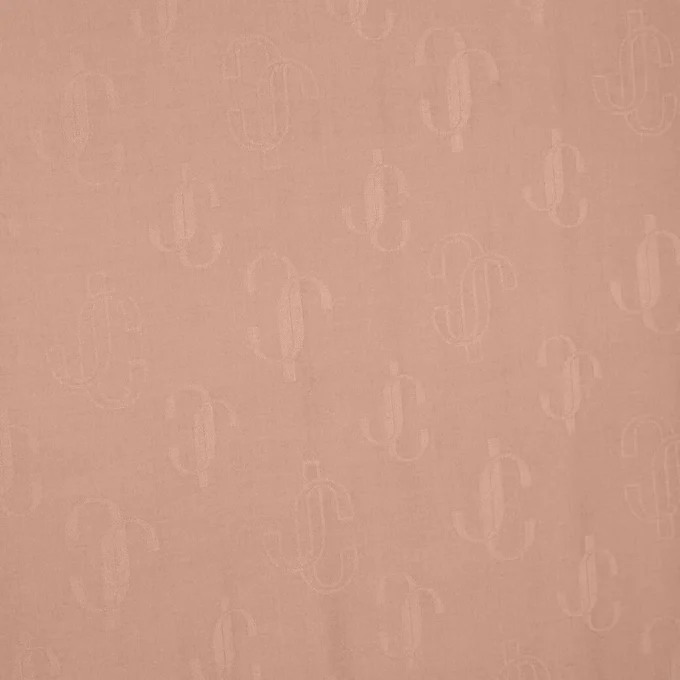 Chal Emani de jacquard de seda y lana en rosa ballet Chal Emani de jacquard de seda y lana en rosa ballet