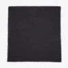 Chal Emani de jacquard de seda y lana negro Chal Emani de jacquard de seda y lana negro