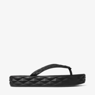 Chanclas Diamond de goma negra