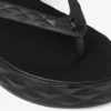 Chanclas Diamond de goma negra Chanclas Diamond de goma negra