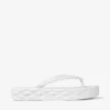 Chanclas Diamond en blanco óptico de goma Chanclas Diamond en blanco óptico de goma