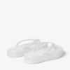 Chanclas Diamond en blanco óptico de goma Chanclas Diamond en blanco óptico de goma