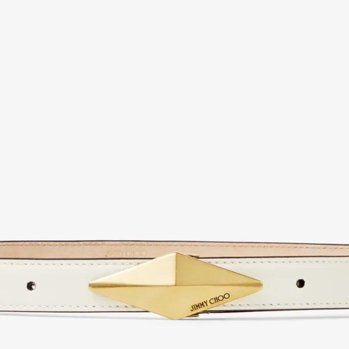Cinturón con hebilla Diamond Cinturón con hebilla de piel color café con leche Cinturón con hebilla Diamond Cinturón con hebilla de piel color café con leche