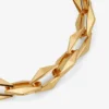 Collar de cadena Diamond Collar de cadena Diamond con acabado dorado Collar de cadena Diamond Collar de cadena Diamond con acabado dorado