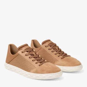Diamond Flex M Toffee Mix: zapatillas bajas de mezcla de piel y malla transpirable texturizada
