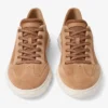 Diamond Flex M Toffee Mix: zapatillas bajas de mezcla de piel y malla transpirable texturizada Diamond Flex M Toffee Mix: zapatillas bajas de mezcla de piel y malla transpirable texturizada
