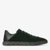 Diamond Flex M: zapatillas de caña baja en ante verde británico y mezcla de piel Diamond Flex M: zapatillas de caña baja en ante verde británico y mezcla de piel