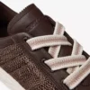 Diamond Light Flex F: zapatillas deportivas de mezcla de piel en tonos chocolate y latte y rafia fina Diamond Light Flex F: zapatillas deportivas de mezcla de piel en tonos chocolate y latte y rafia fina