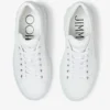 Diamond Light Maxi F: zapatillas bajas de piel napa blanca con suela de plataforma Diamond Light Maxi F: zapatillas bajas de piel napa blanca con suela de plataforma