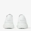 Diamond Light Maxi F: zapatillas bajas de piel napa blanca con suela de plataforma Diamond Light Maxi F: zapatillas bajas de piel napa blanca con suela de plataforma