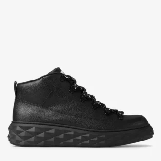 Diamond Maxi Hike M Zapatillas altas de piel de becerro granulada negra