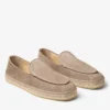 Espadrilles Shenton de ante de terciopelo color piedra Espadrilles Shenton de ante de terciopelo color piedra