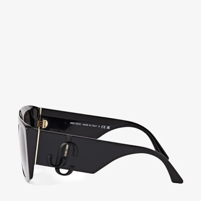 Gafas de sol Ariana con montura cuadrada negra Gafas de sol Ariana con montura cuadrada negra
