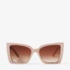 Gafas de sol con montura de mariposa Lorea Beige Gafas de sol con montura de mariposa Lorea Beige