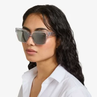 Gafas de sol cuadradas Giava con purpurina de cristal