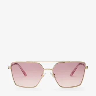 Gafas de sol cuadradas Joss en oro pálido