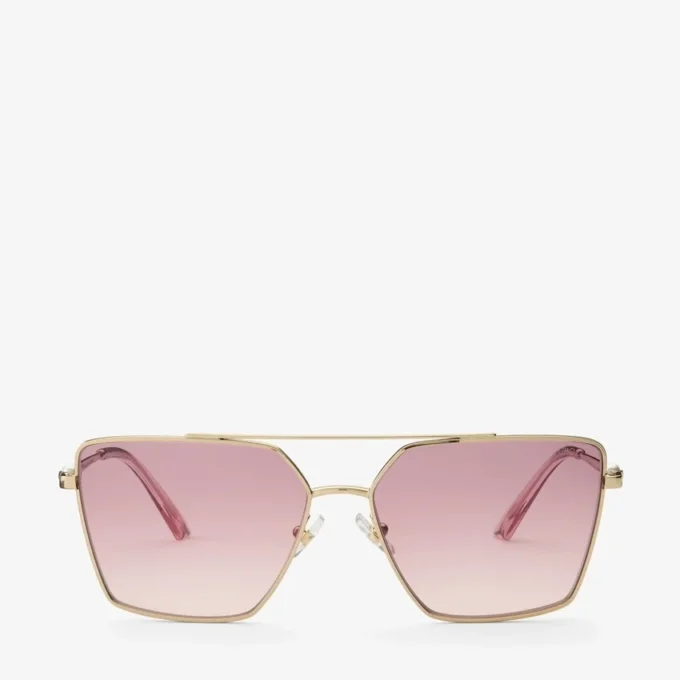 Gafas de sol cuadradas Joss en oro pálido Gafas de sol cuadradas Joss en oro pálido